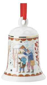 Rosenthal Vánoční Porcelánový zvonek, Vánoční dárky, 12 cm, limitka 02250-727355-27916