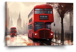 Sablio Obraz Londýn Double-decker 1 - 60x40 cm