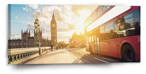Sablio Obraz Londýn Big Ben - 110x50 cm