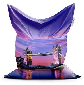 Sablio Sedací vak Classic Londýn Tower Bridge - 150x100 cm