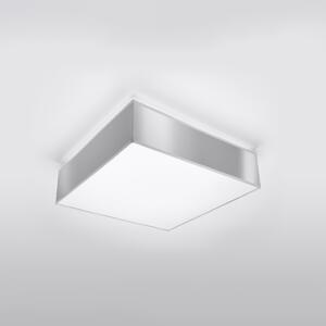 Stropní svítidlo Horus, 1x šedé plastové stínítko, (bílý plast), (35 cm)