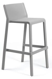 Nardi Plastová barová židle TRILL Odstín: Grigio - Šedá