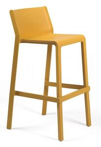 NARDI plastová barová židle TRILL Odstín: Senape