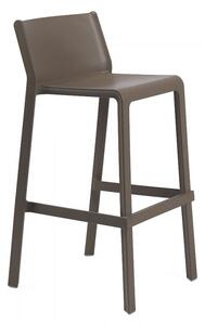 NARDI plastová barová židle TRILL Odstín: Tabaccco - Hnedá