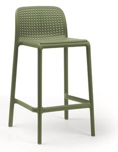 Nardi Plastová barová židle BORA s nižším sedem Odstín: Antracite - Černá