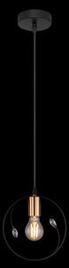 Globo 15346-1 závěsné stropní svítidlo Vigo 1x60W | E27 - černá