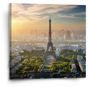 Sablio Obraz Paříž Eifellova věž Skyline - 50x50 cm