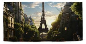 Sablio Ručník Paříž Eifellova věž Art - 30x50 cm