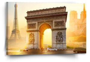 Sablio Obraz Paříž Vítězný oblouk - 60x40 cm