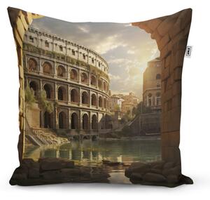 Sablio Polštář Řím Koloseum Art - 60x60 cm