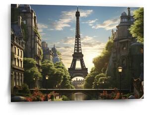 Sablio Obraz Paříž Eifellova věž Art - 90x60 cm