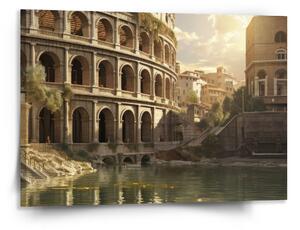 Sablio Obraz Řím Koloseum Art - 150x110 cm