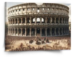 Sablio Obraz Řím Koloseum Legie - 150x110 cm