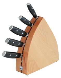Yaxell Dřevěný stojan na nože 5 ks přírodní