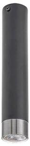 Rabalux 5075 přisazené stropní bodové svítidlo Zircon 1x5W | GU10 - černá, stříbrná