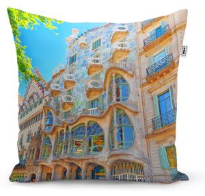 Sablio Polštář Barcelona Gaudi Casa Batllo 2 - 60x60 cm