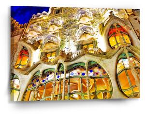 Sablio Obraz Barcelona Gaudi Casa Batllo 1 - 90x60 cm