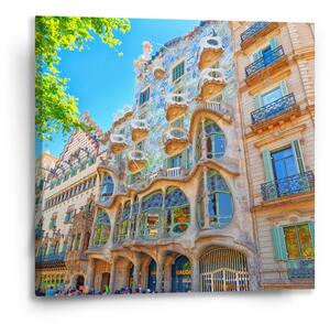 Sablio Obraz Barcelona Gaudi Casa Batllo 2 - 50x50 cm