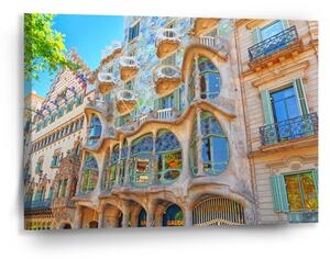 Sablio Obraz Barcelona Gaudi Casa Batllo 2 - 90x60 cm