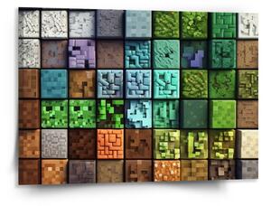 Sablio Obraz Blocks Abstract - 150x110 cm