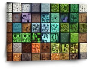 Sablio Obraz Blocks Abstract - 90x60 cm