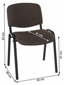 Konferenční židle Isior (hnědá). Vlastní profesionální přeprava až k Vám domů 779232