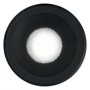 Ideal Lux 244846 LED stropní a nástěnné zápustné svítidlo Virus 1x3W | 210lm | 3000K - černé