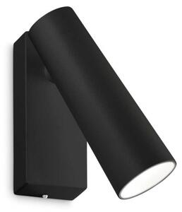 Ideal Lux 281001 LED nástěnné stropní svítidlo Pipe Ap 1x7W | 660lm | 3000K - černá