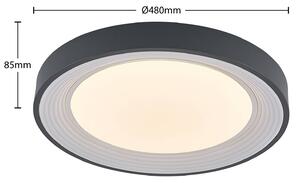 Lindby LED stropní svítidlo Lindum, RGB, CCT, dálkové ovládání, stmívatelné