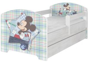Dětská postel Disney - MICKEY MOUSE 140x70 cm