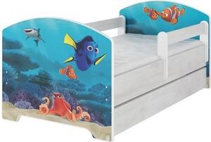 Dětská postel Disney - HLEDÁ SE NEMO 180x80 cm