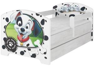 Dětská postel bez šuplíku Disney - 101 DALMATINŮ 140x70 cm