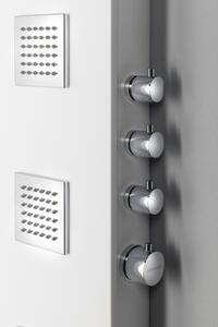 Sapho, SPIRIT SQUARE termostatický sprchový panel nástěnný, 250x1550mm, bílá