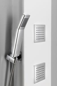 Polysan SPIRIT SQUARE termostatický sprchový panel nástěnný, 250x1550mm, bílá