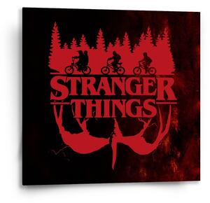 Sablio Obraz Stranger Things Red - 50x50 cm