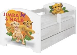 Dětská postel bez šuplíku Disney - LVÍ KRÁL 140x70 cm