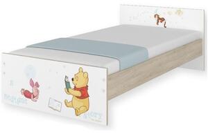 Dětská postel MAX bez šuplíku Disney - MEDVÍDEK PÚ I 160x80 cm