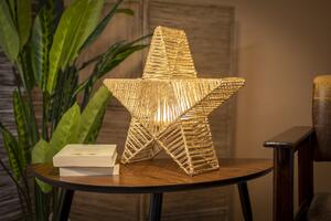 Vánoční stojací lampa hnědá 40 cm včetně LED IP54 dobíjecí - Sisine