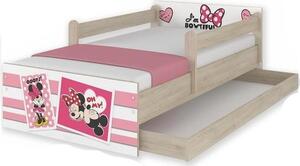Dětská postel MAX se šuplíkem Disney - MINNIE II 160x80 cm