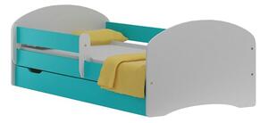 Dětská postel se šuplíkem AQUA 140x70 cm