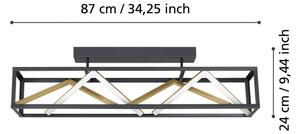 Eglo 390416 - LED Stmívatelný přisazený lustr PENELA LED/45W/230V 2700-6500K +DO