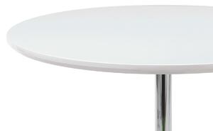 Jídelní stůl kulatý bílý AT-1901 WT