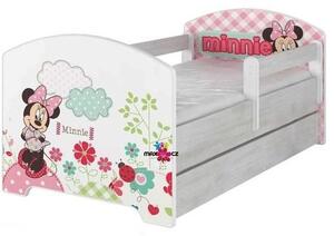 Dětská postel Disney - MYŠKA MINNIE 160x80 cm