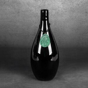 Váza CAPRI 01 černá / zelená