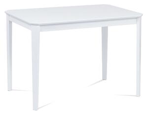 Jídelní stůl dřevěný 110 x 75 cm bílý AUT-009 WT