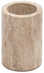 Béžový kamenný stojan na zubní kartáčky Kave Home Macre