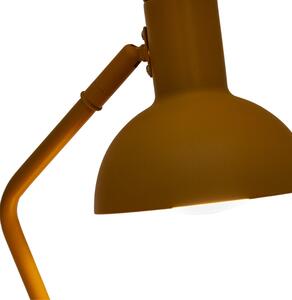 Žlutá kovová stolní lampa Kave Home Katia