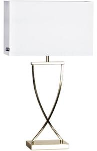 ByRydens 2829620-5000 - Stolní lampa OMEGA 1xE27/5W/230V bílá/mosaz