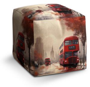 Sablio Taburet Cube Londýn Double-decker 1: 40x40x40 cm