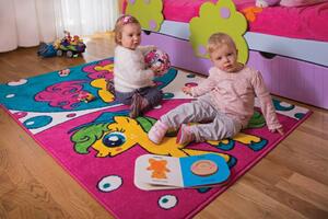 Vopi | Dětský koberec Play 61RKR - 120 x 170 cm, fialovomodrý